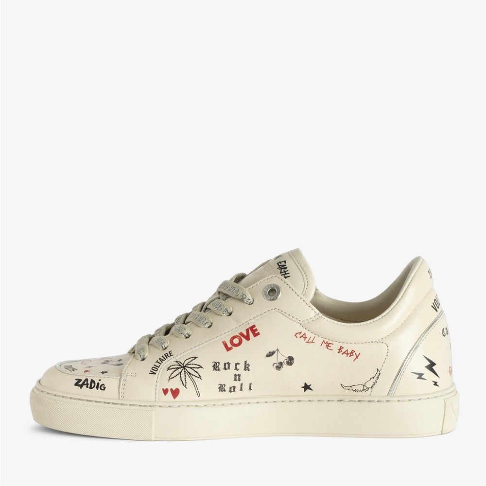 Zadig & Voltaire Fly on Love Sneakers - Picture 10 of 11